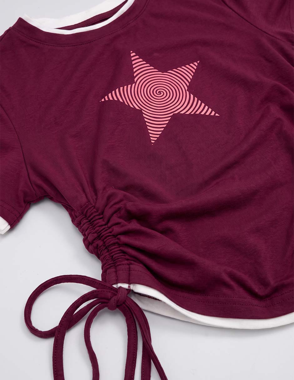 Playera manga corta para niña 4