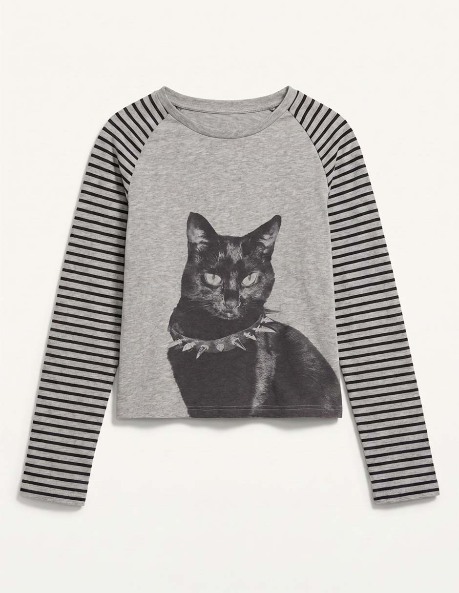 Playera manga larga para niña 4