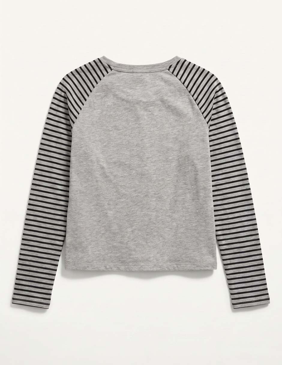 Playera manga larga para niña 3