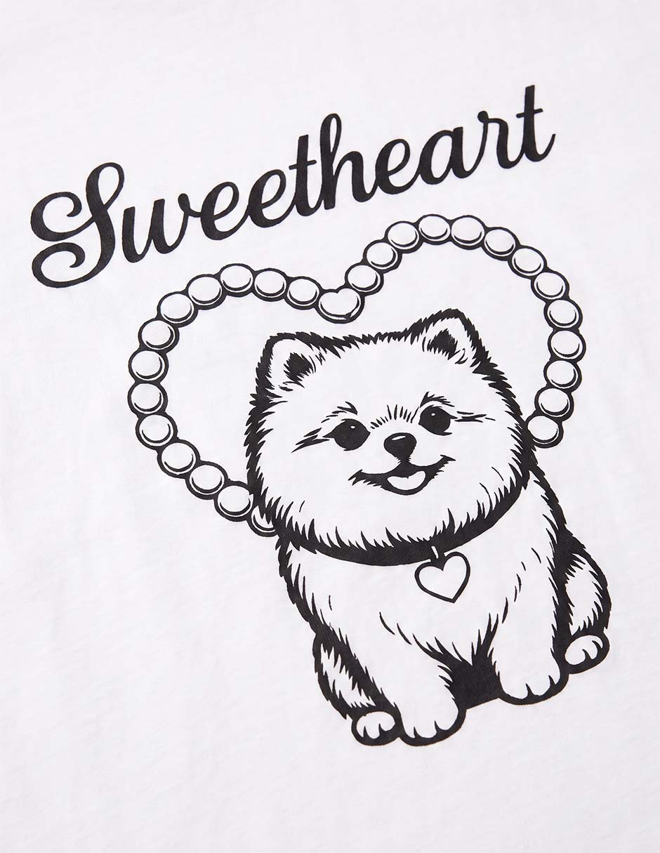 Playera manga corta para niña 4