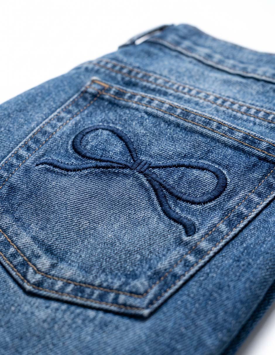 Jeans amplio para niña 5