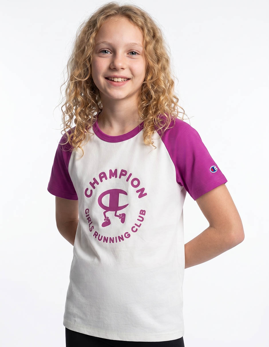 Playera manga corta para niña