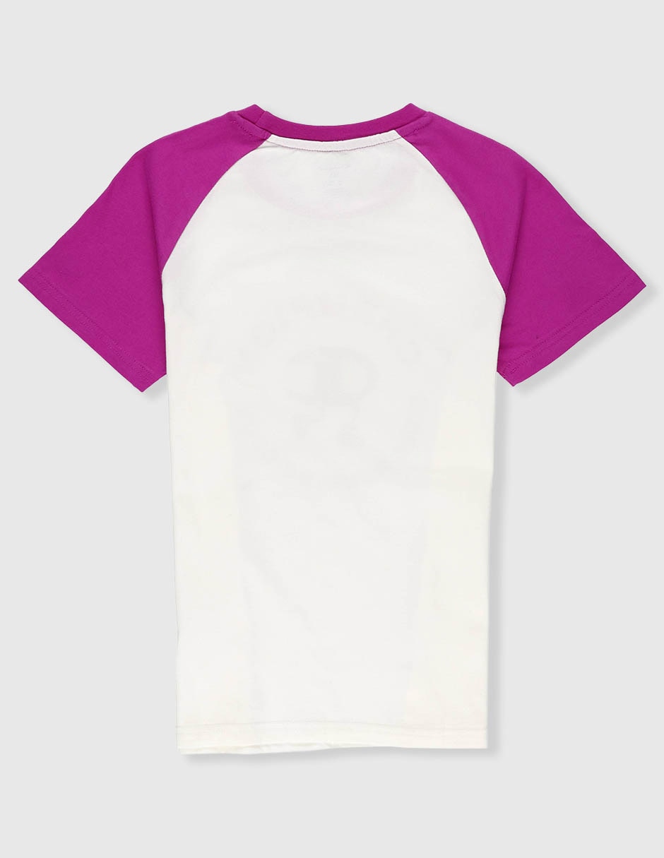 Playera manga corta para niña