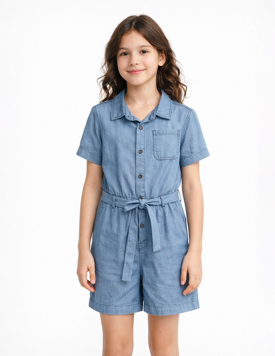Jumper/romper jumper de poliéster para niños grandes niña Jumper/romper jumper de poliéster para niños grandes niña