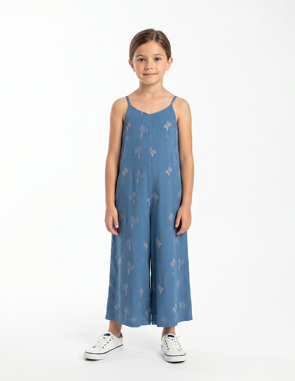 Jumpsuit biography jumpsuit de poliéster para niños grandes niña