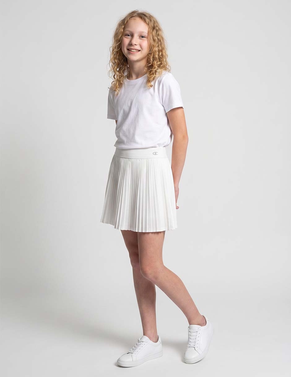 Falda short de algodón para niña