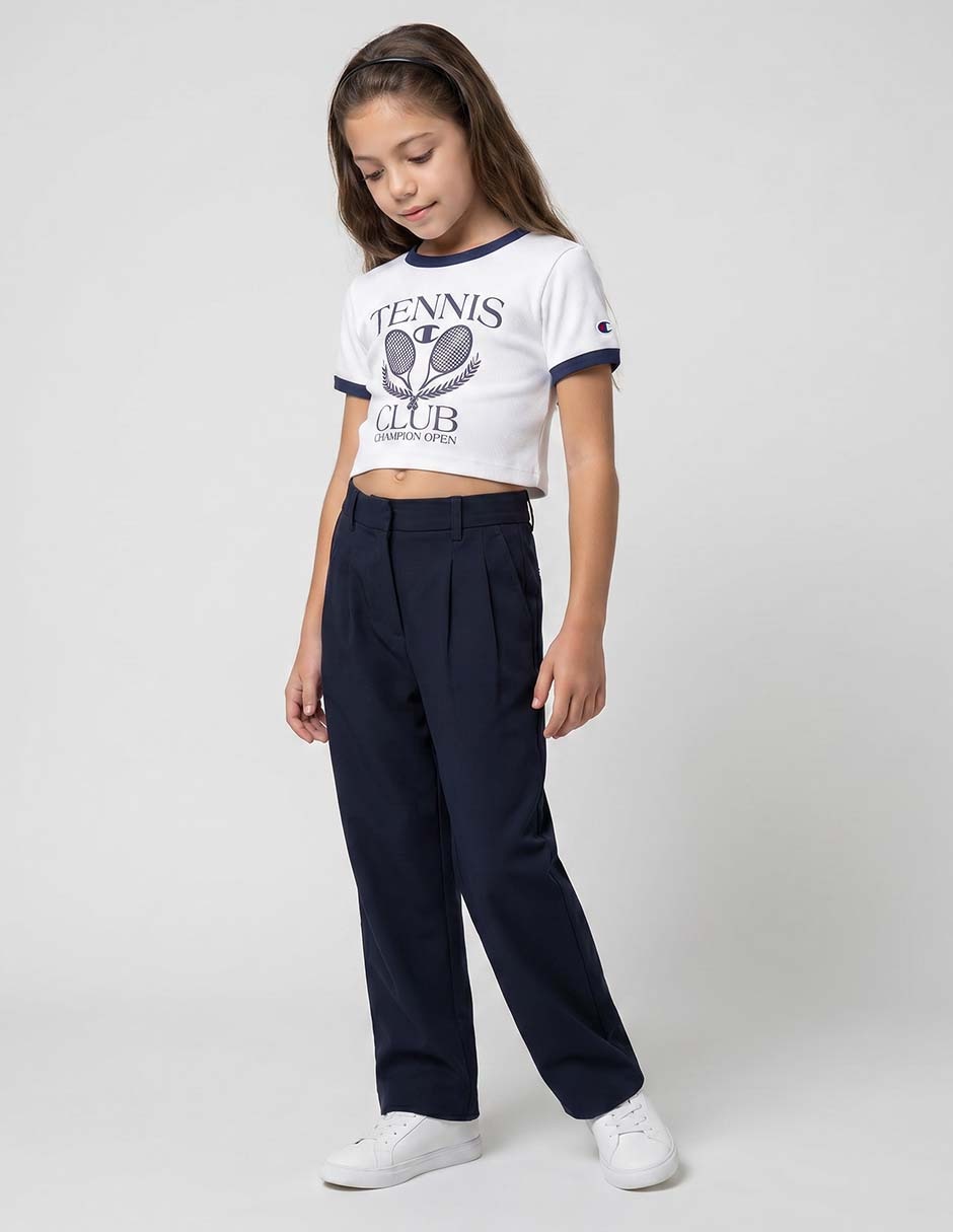 Playera Champion manga corta para niña