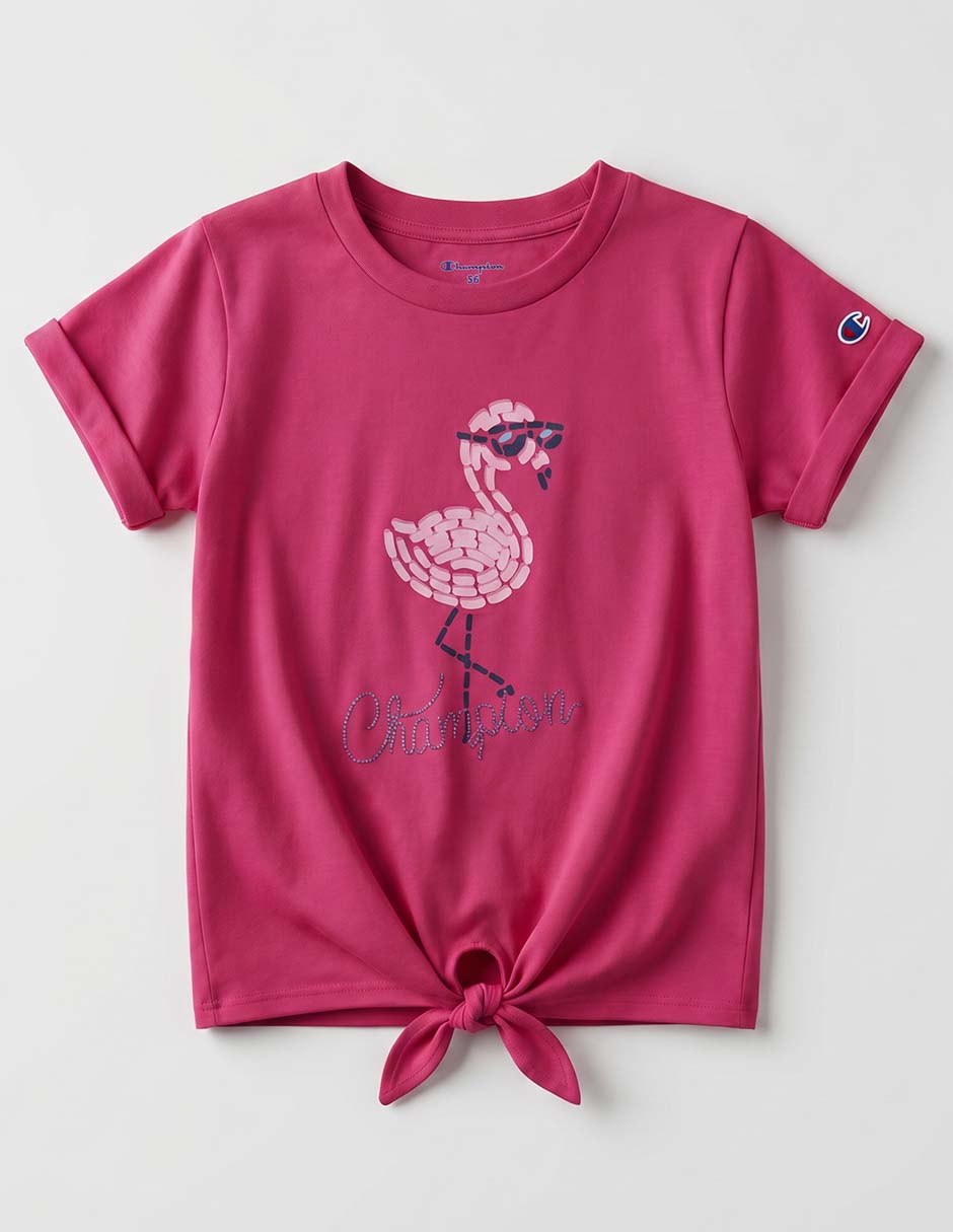 Playera Champion manga corta para niña