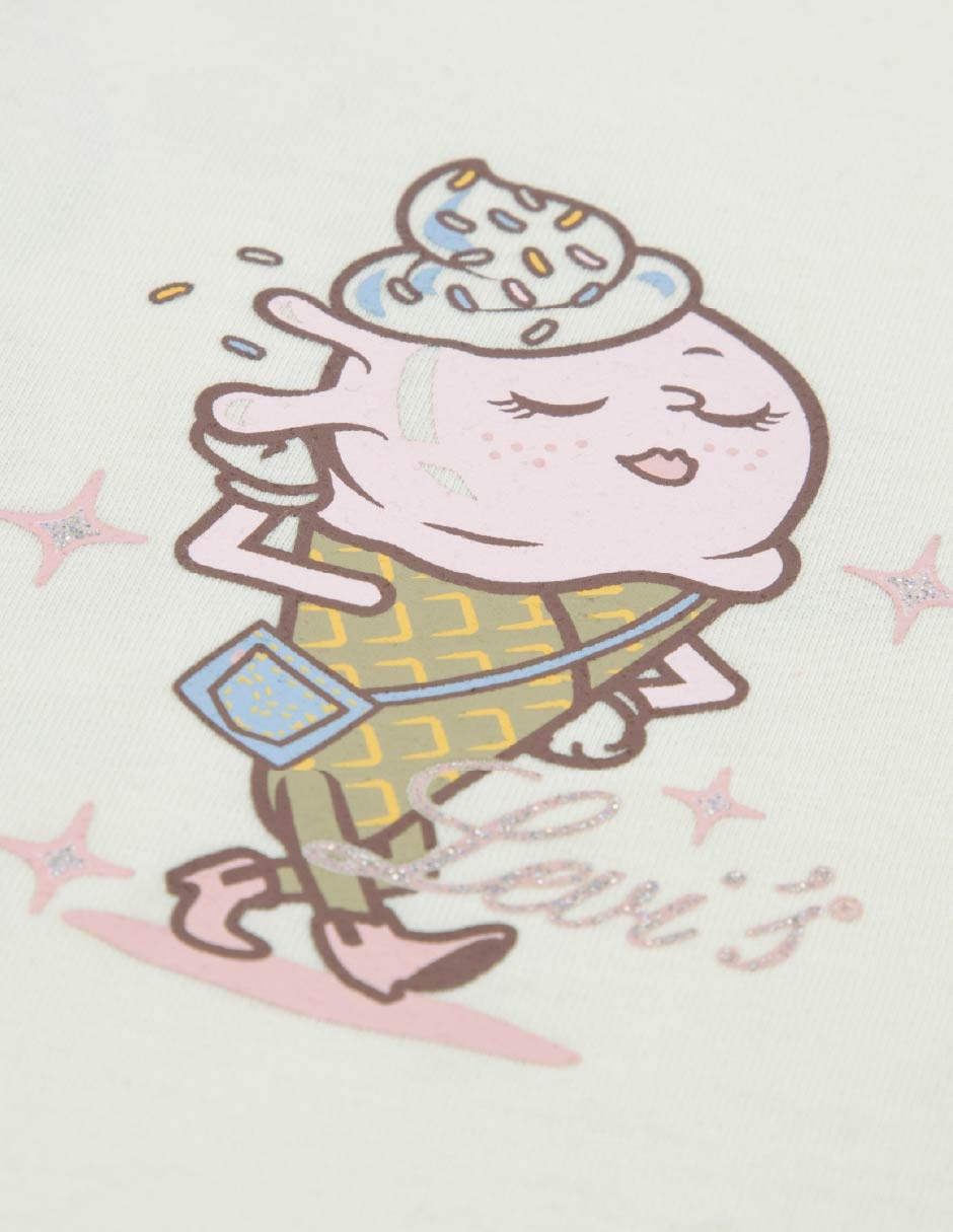 Playera levi's mayo moda niñas manga corta para niña