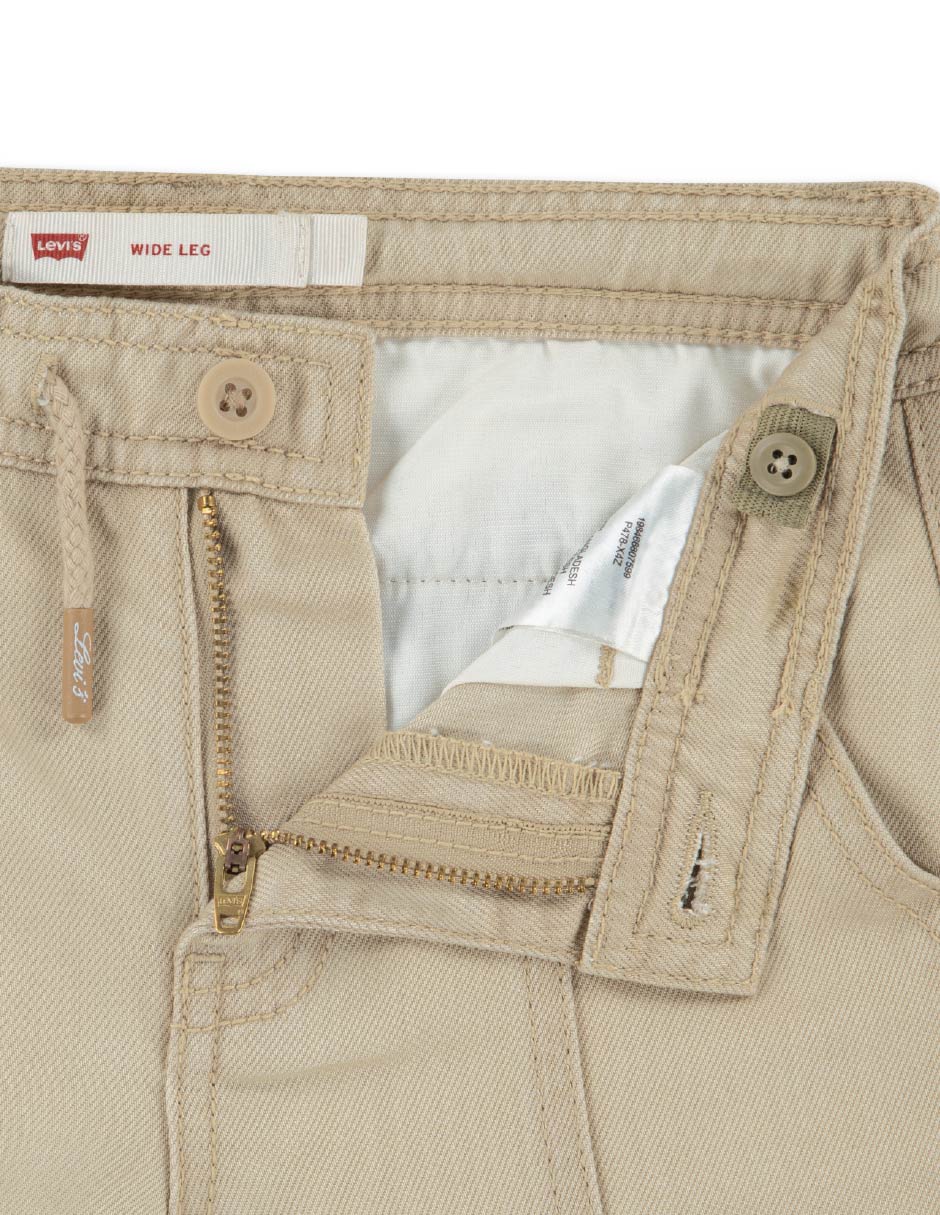 Jeans amplio 31P478-X4Z lavado medio para niña 4