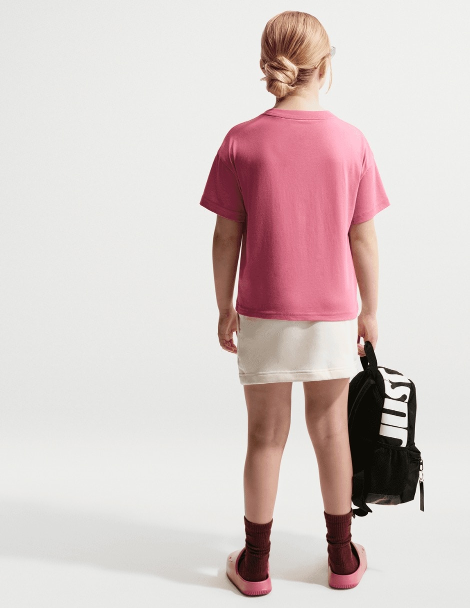 Playera nike g nsw tee oc boxy bear manga corta para niño