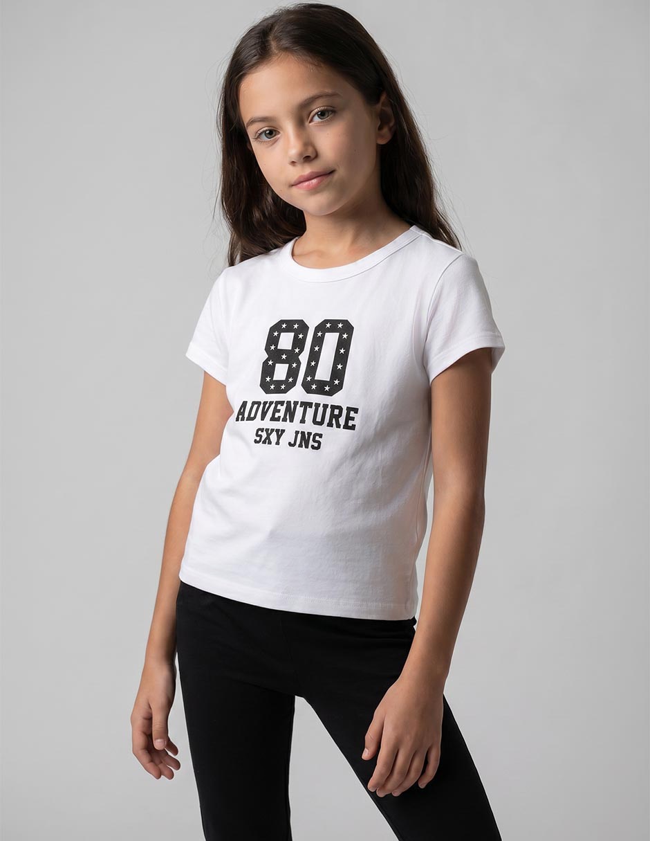 Playera Sexy Jeans manga corta para niña