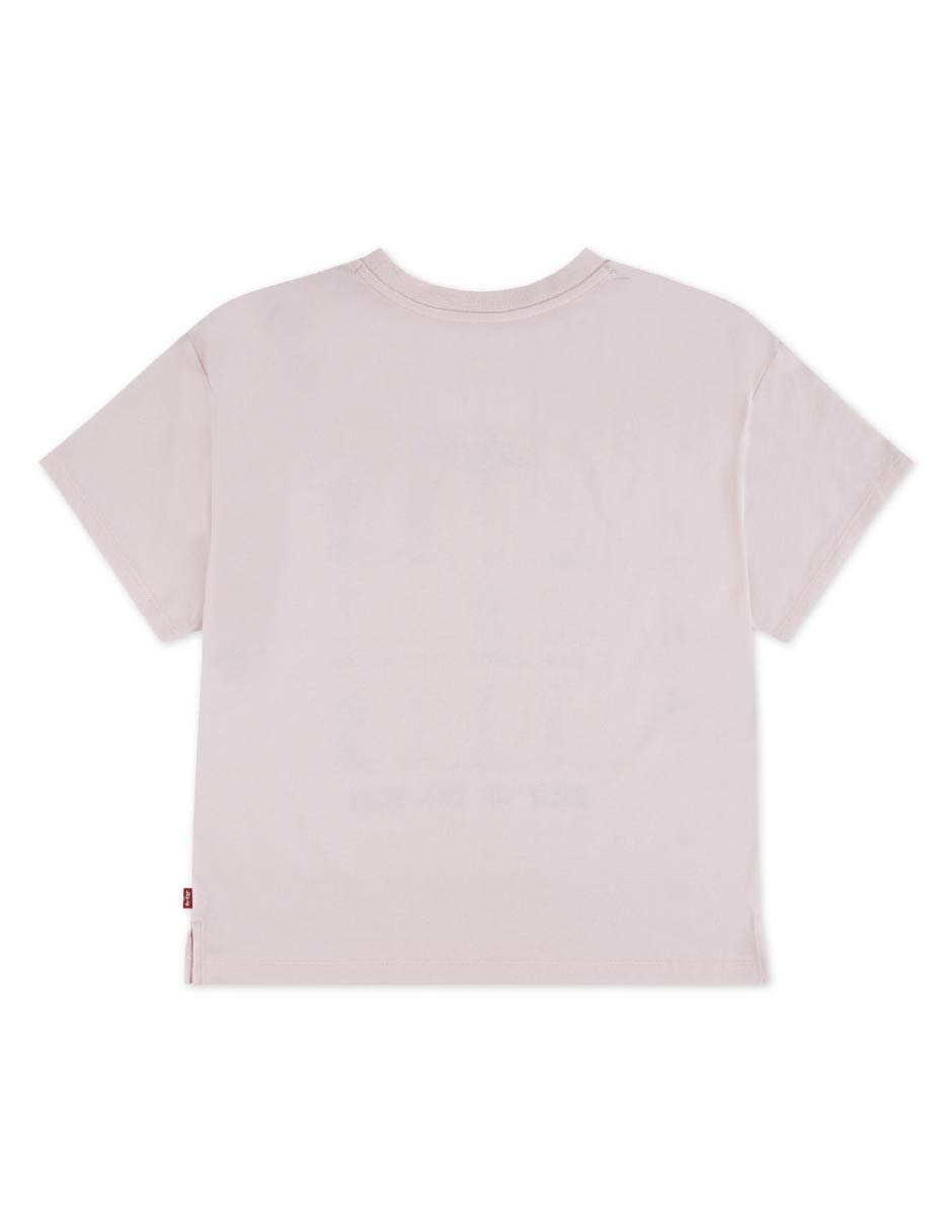 Playera levi's junio moda niñas manga corta para niña