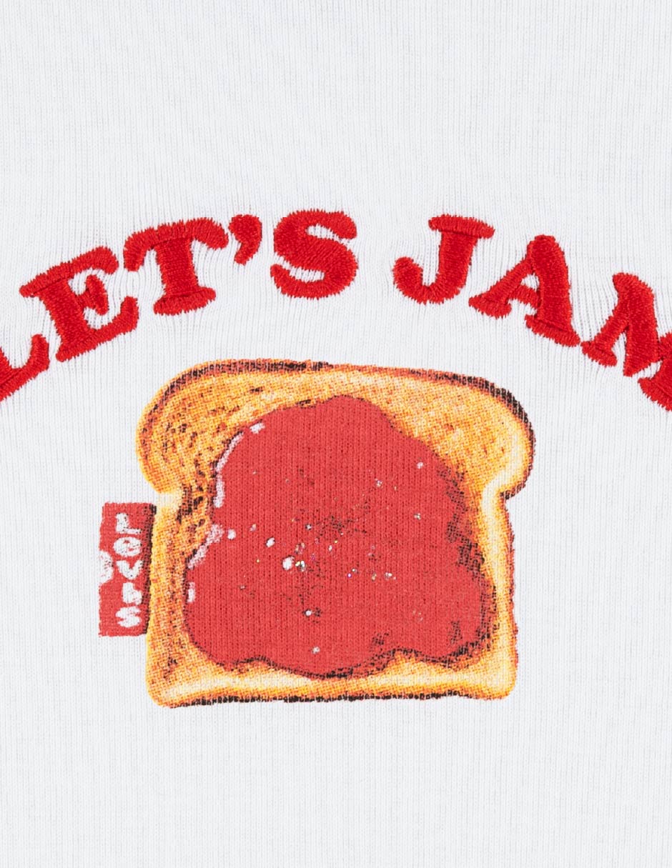 Playera levi's junio moda niñas manga corta para niña