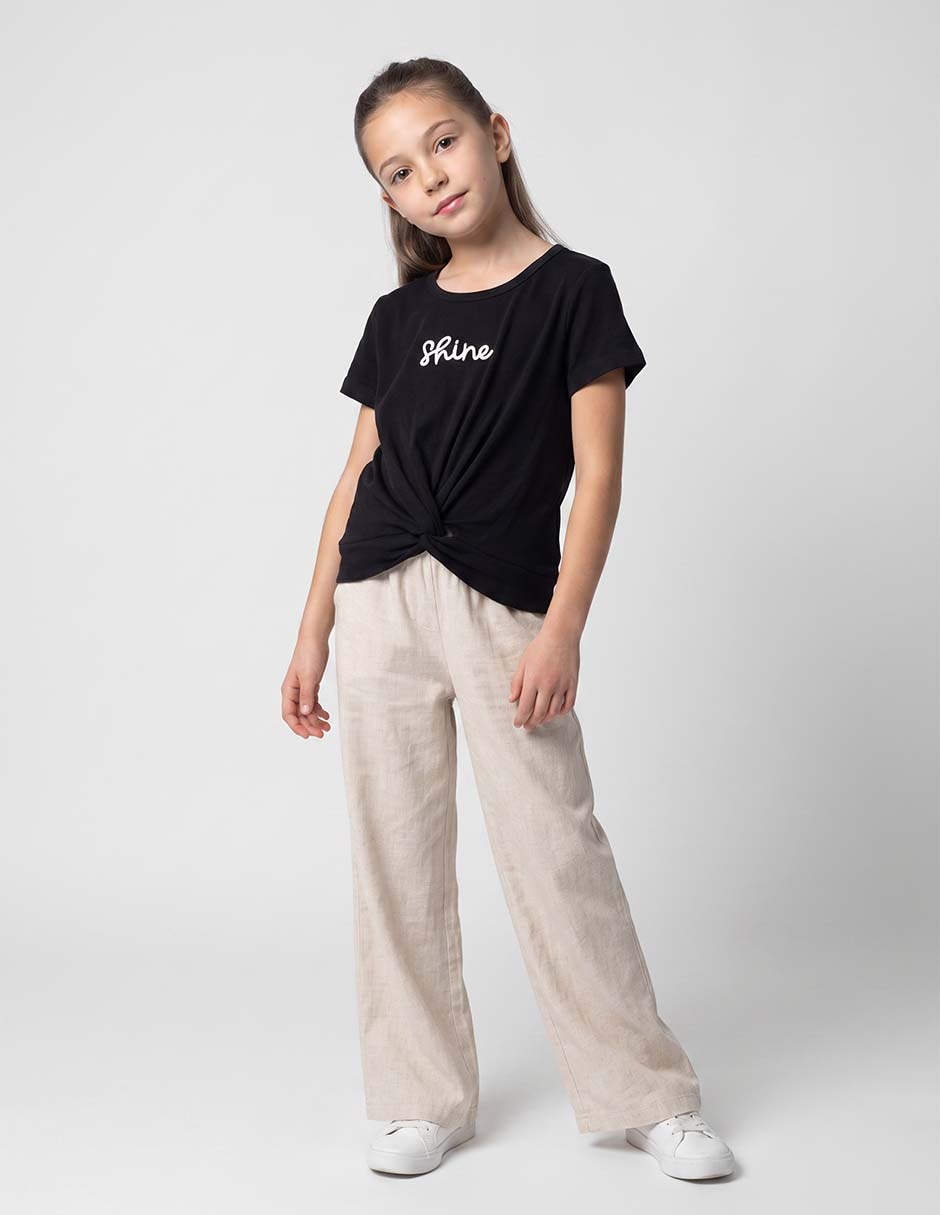 Playera manga corta para niña Playera manga corta para niña