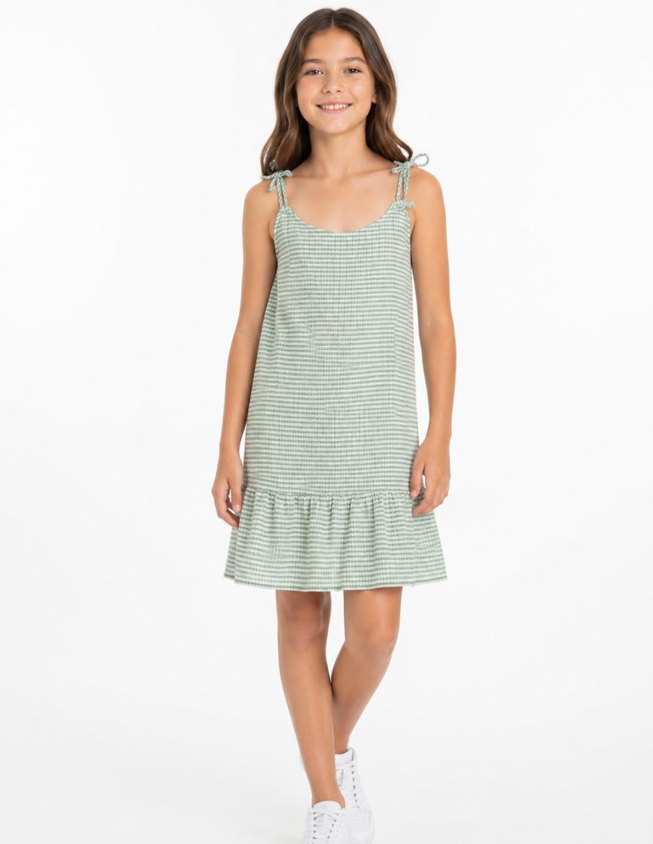 Vestido sin manga para niña
