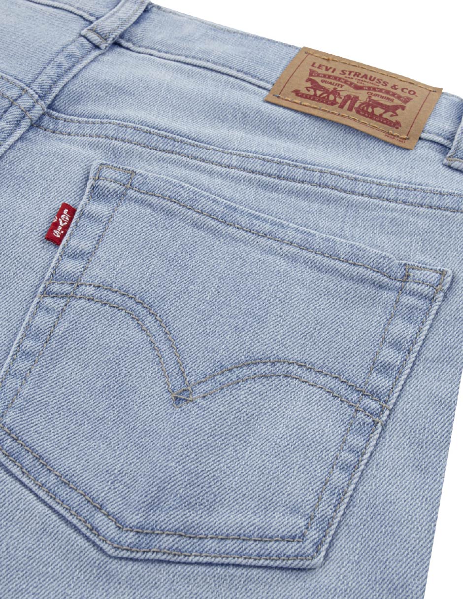 Jeans regular flare levi's junio moda niñas 41g970-l6q lavado claro para niña