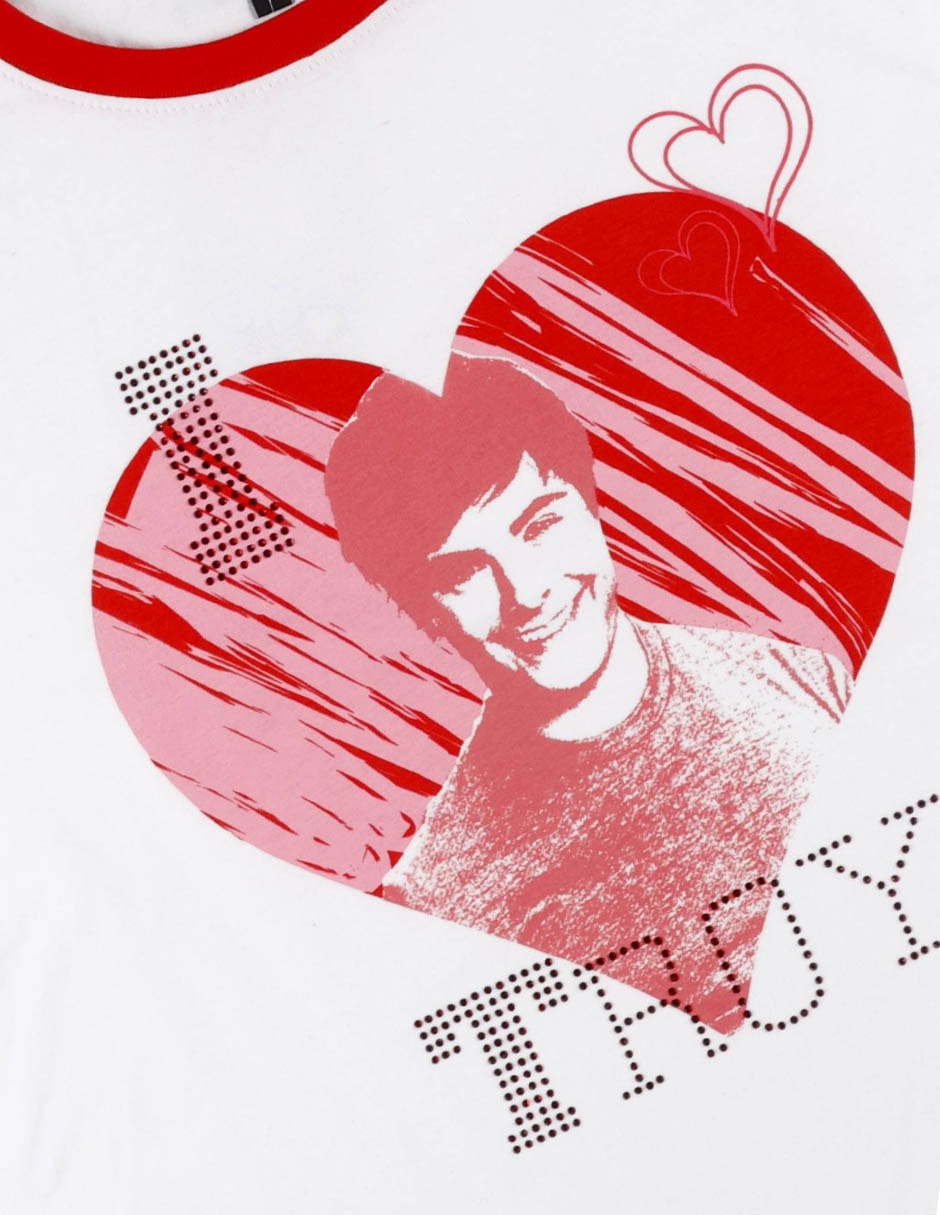 Playera disney high school musical manga corta para niña 4