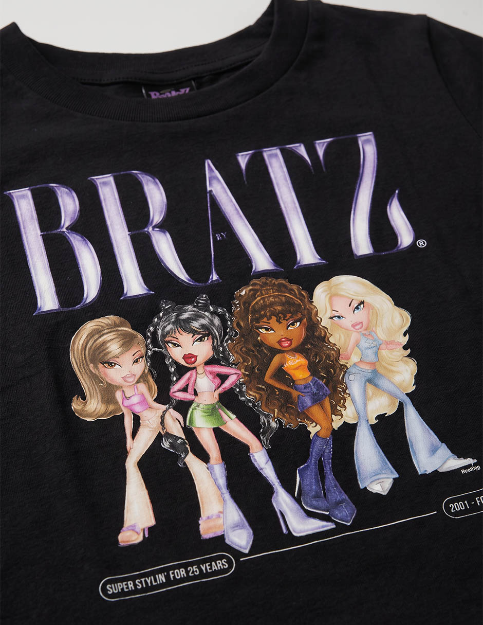 Playera bratz manga corta para niña 3