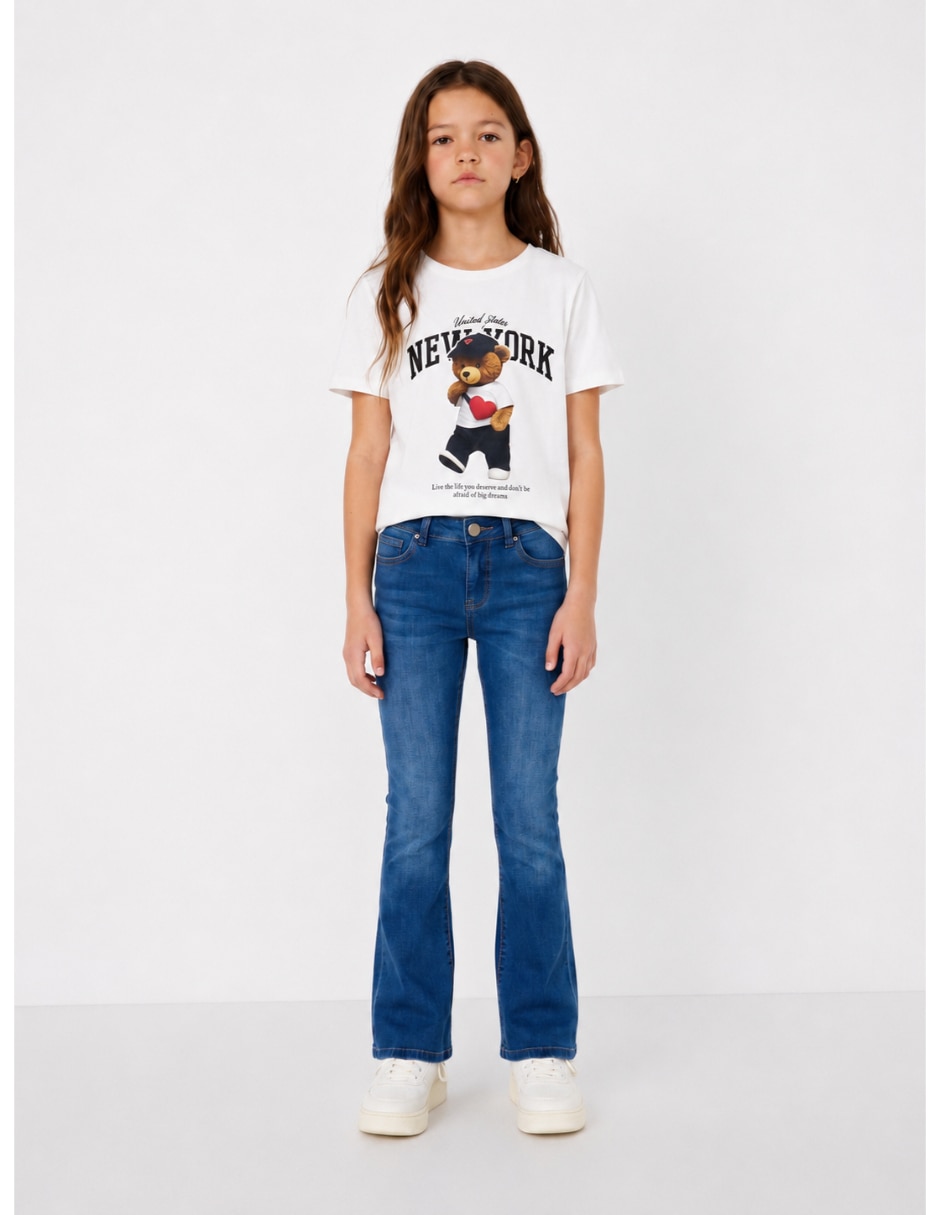 Playera manga corta para niña 3