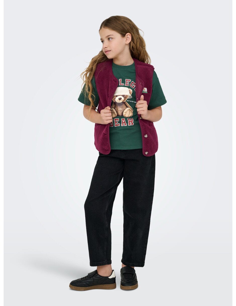 Playera 15357899 manga corta para niña 5