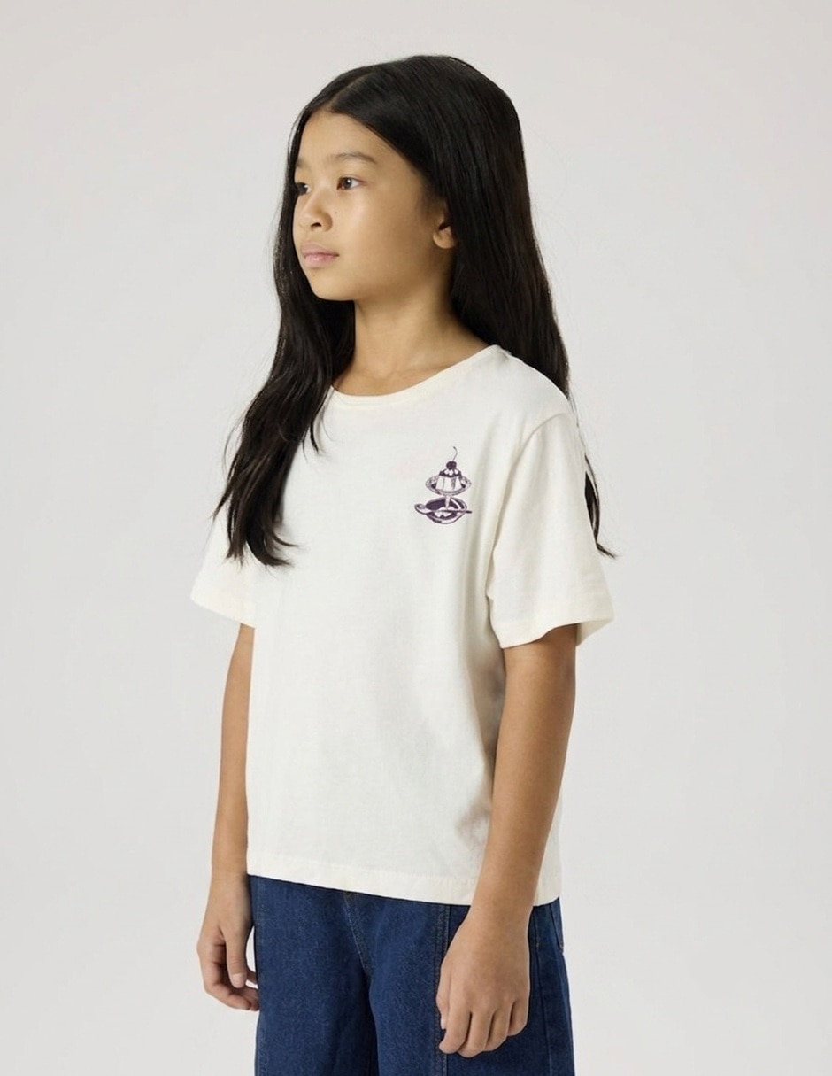 Playera manga corta para niña Playera manga corta para niña