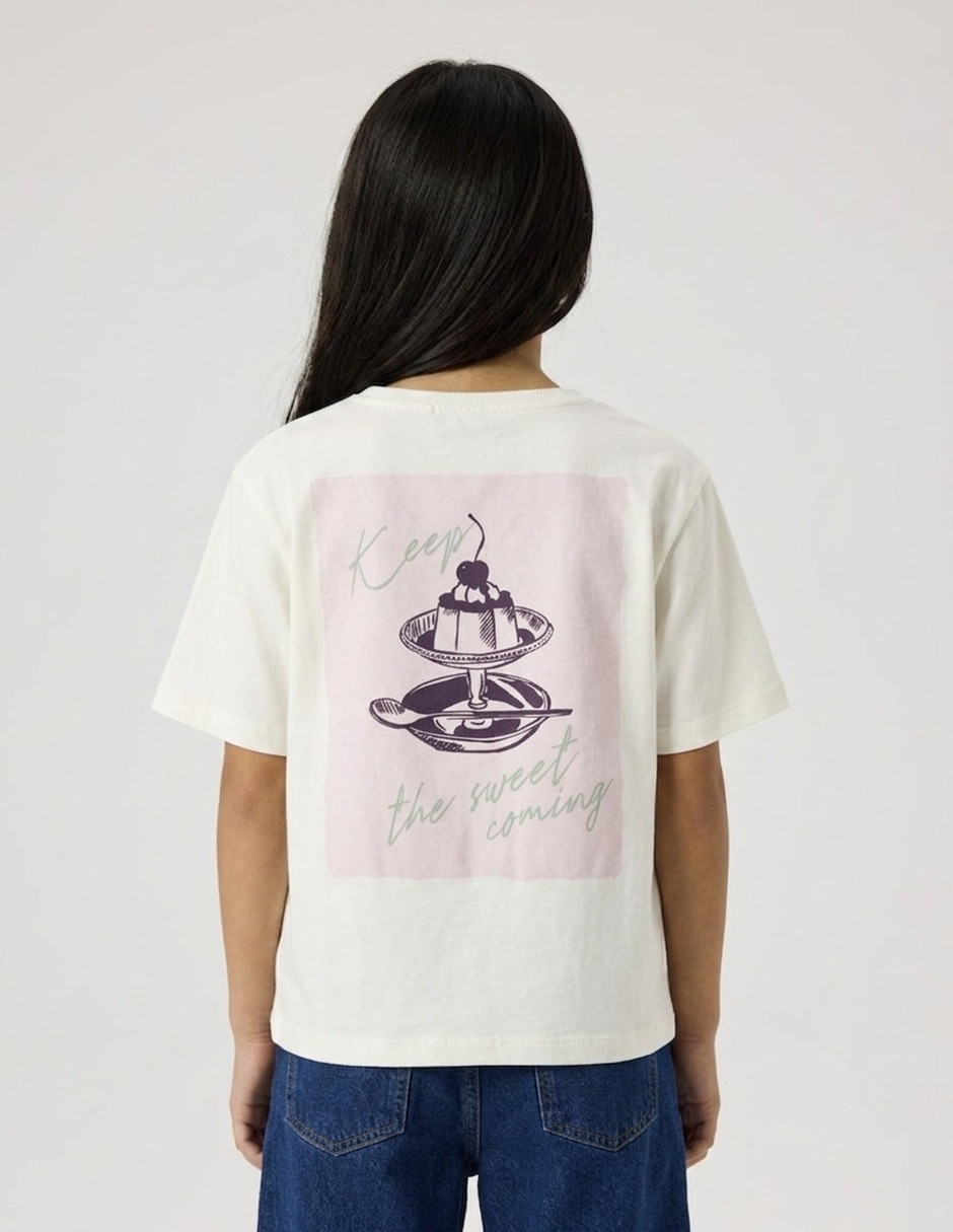 Playera manga corta para niña 2