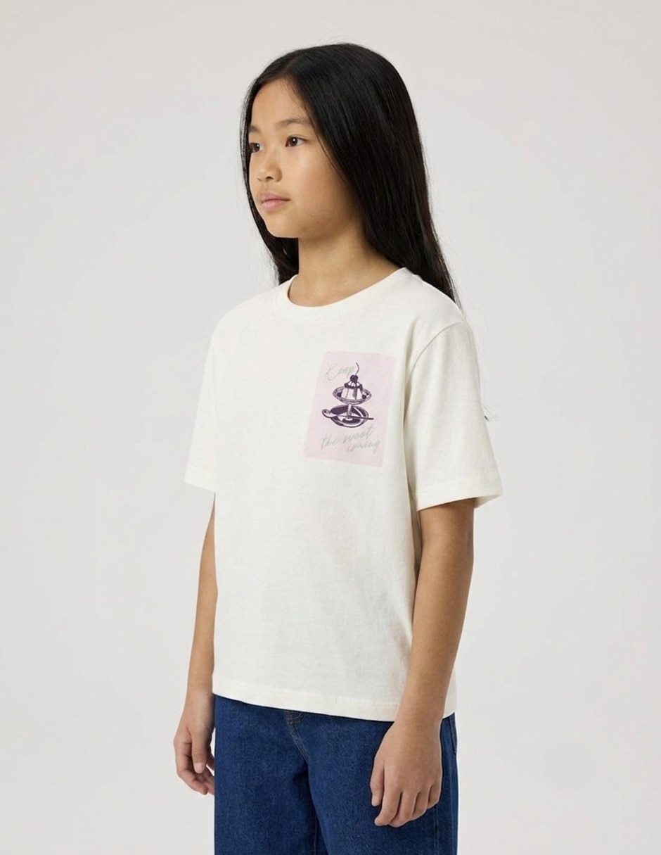 Playera manga corta para niña 3