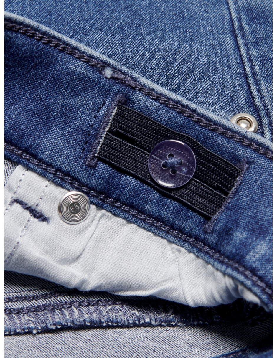 Jeans regular campana medio para niña 4