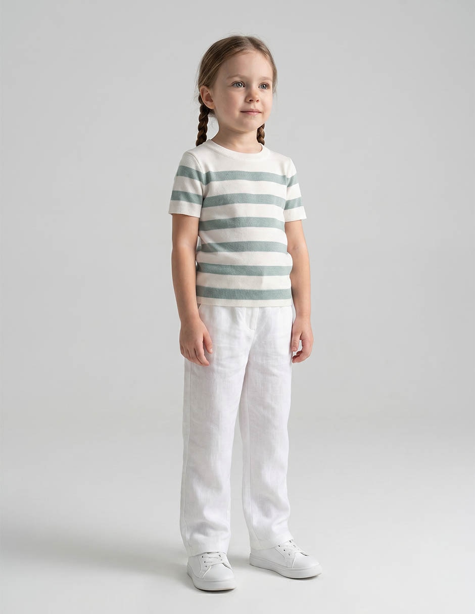 Playera manga corta para niña Playera manga corta para niña