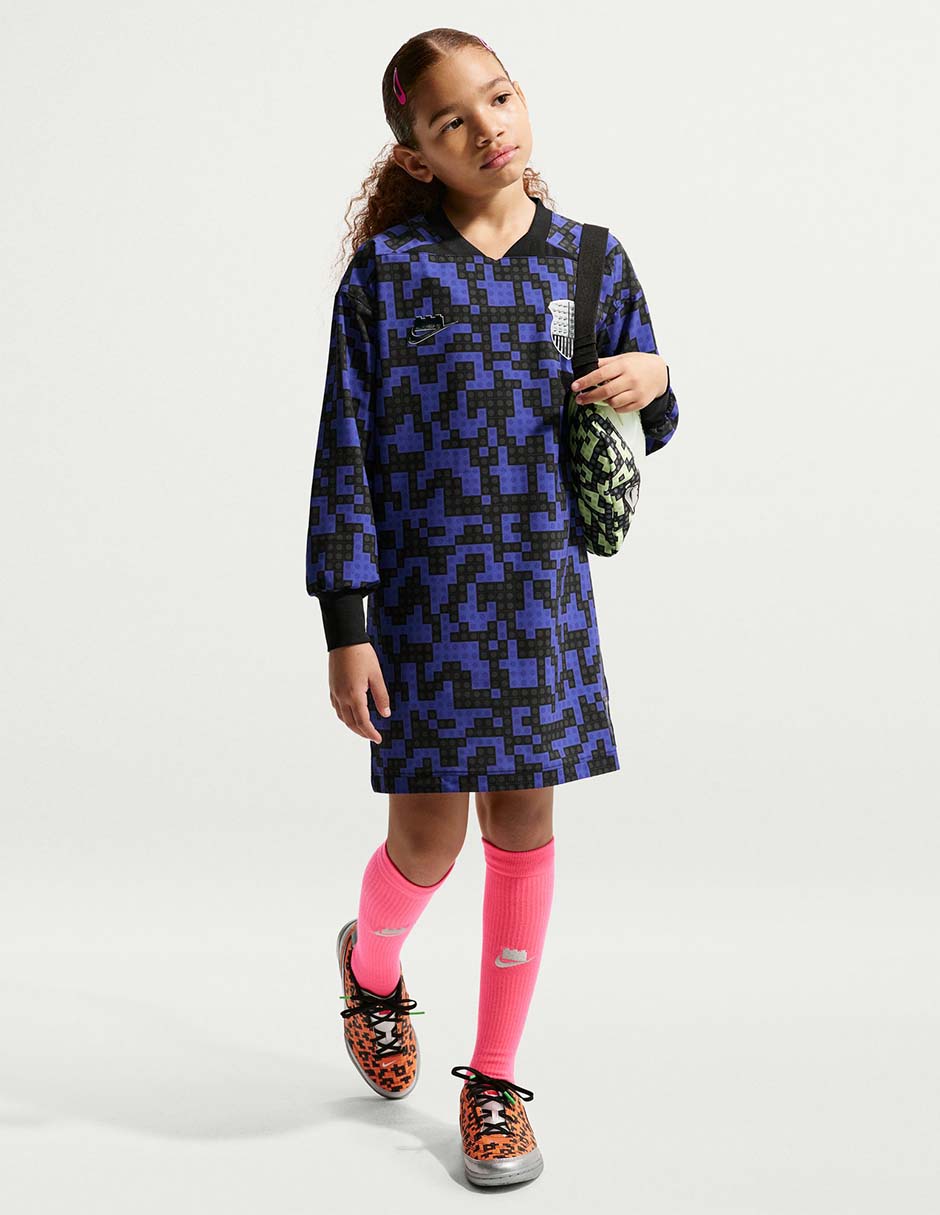 Vestido nike x lego manga regular para niña