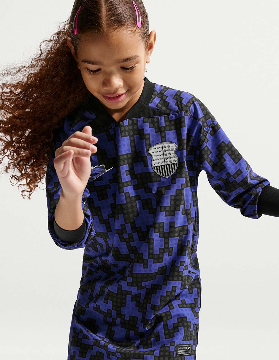 Vestido nike nike x lego manga regular para niña