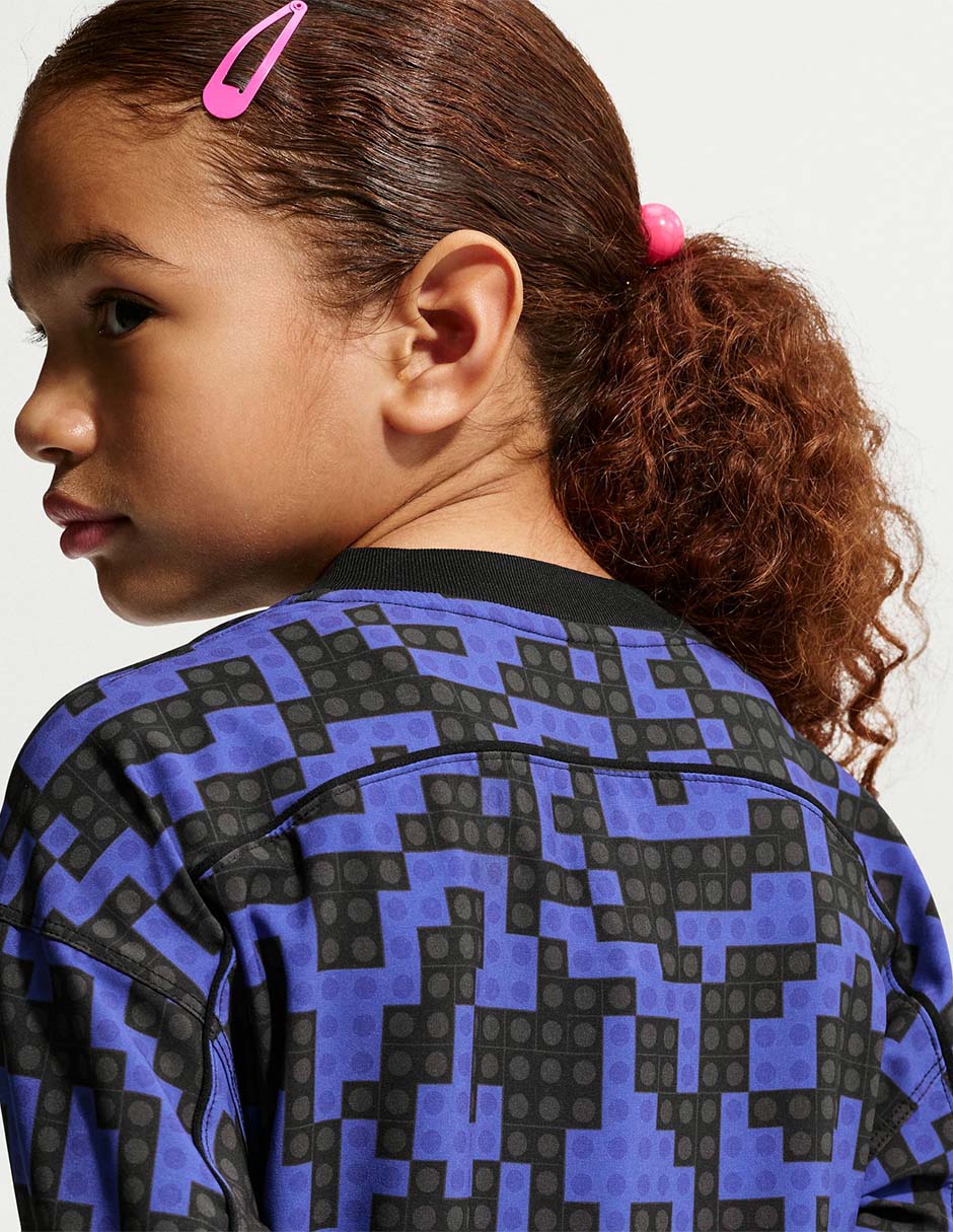 Vestido nike nike x lego manga regular para niña