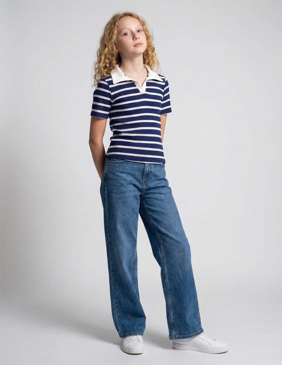 Playera manga corta para niña Playera manga corta para niña