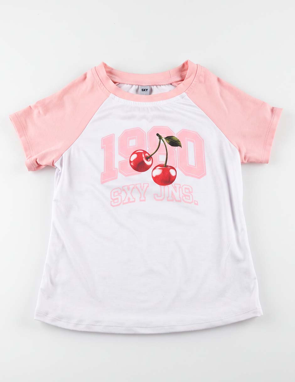 Playera manga corta para niña 2