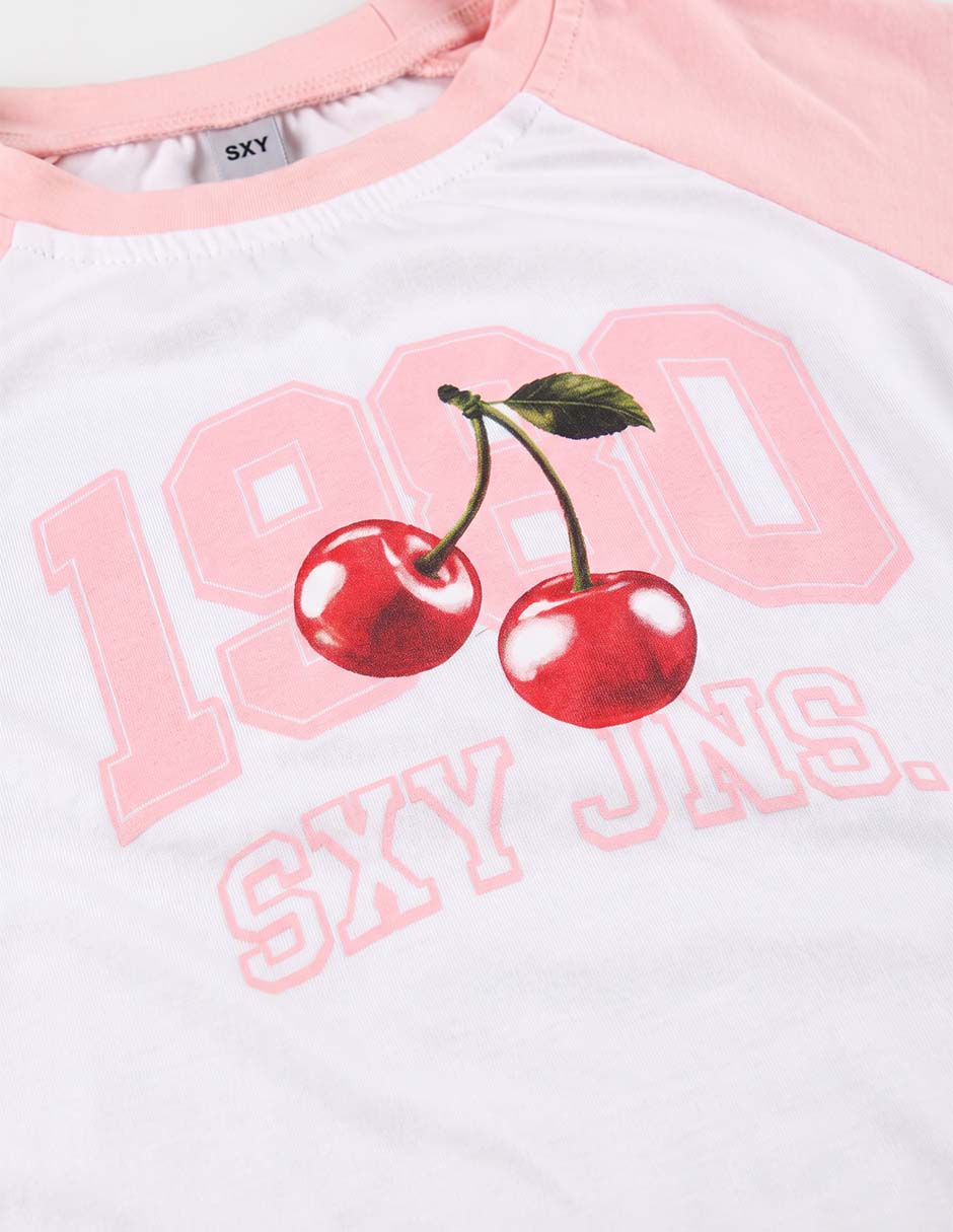 Playera manga corta para niña 4