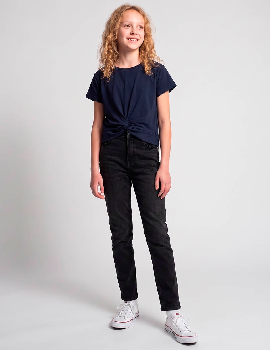 Playera manga corta para niña