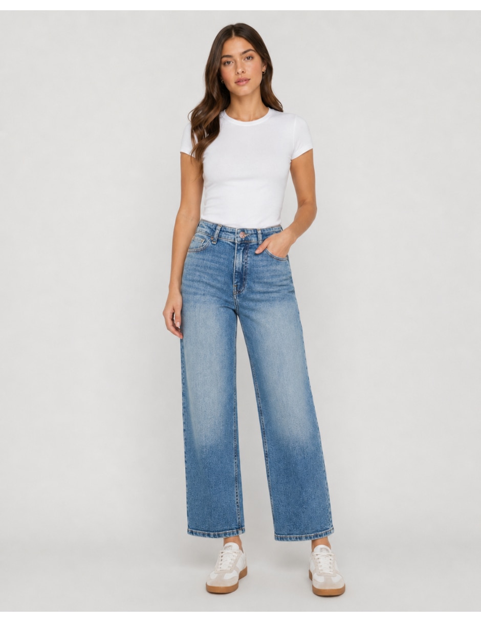 Jeans baggy Name It lavado medio para niña 4