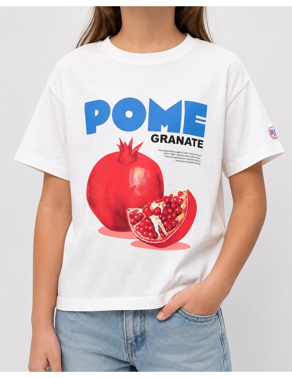 Playera manga corta para niña Playera manga corta para niña