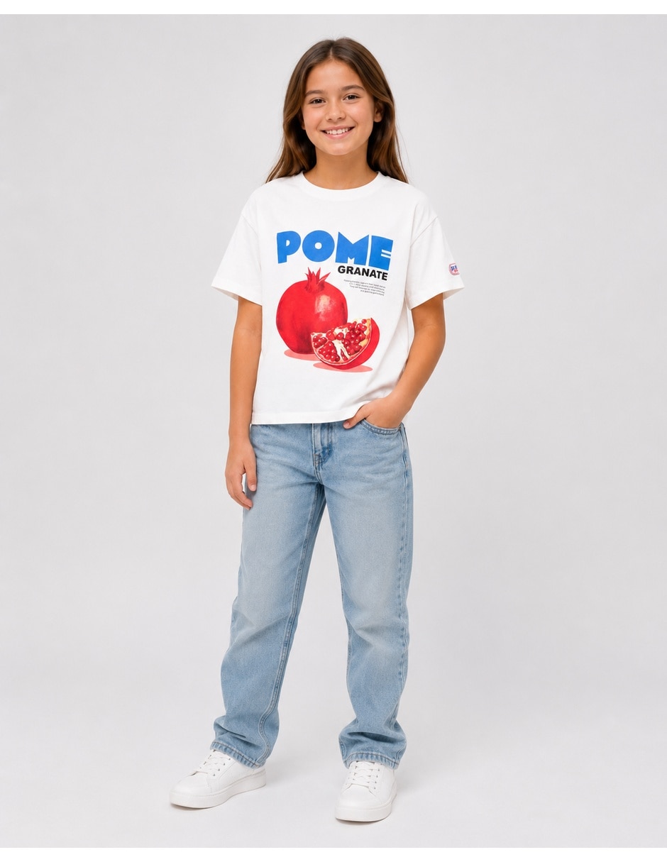 Playera manga corta para niña 2
