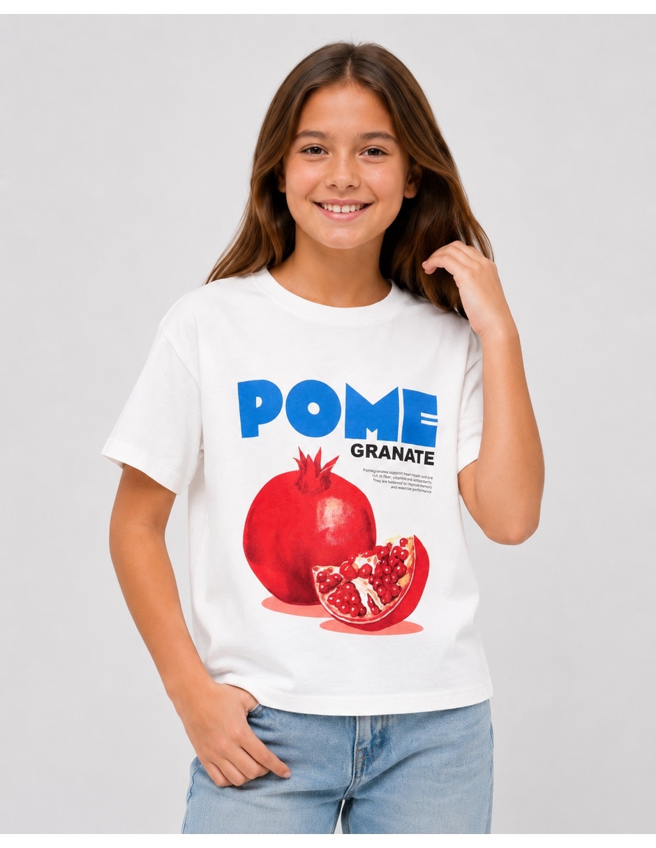 Playera manga corta para niña 3