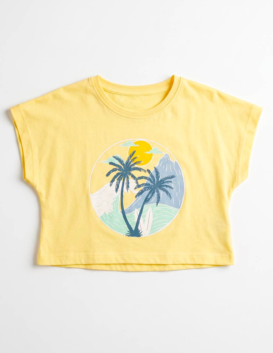 Playera manga corta para niña 2