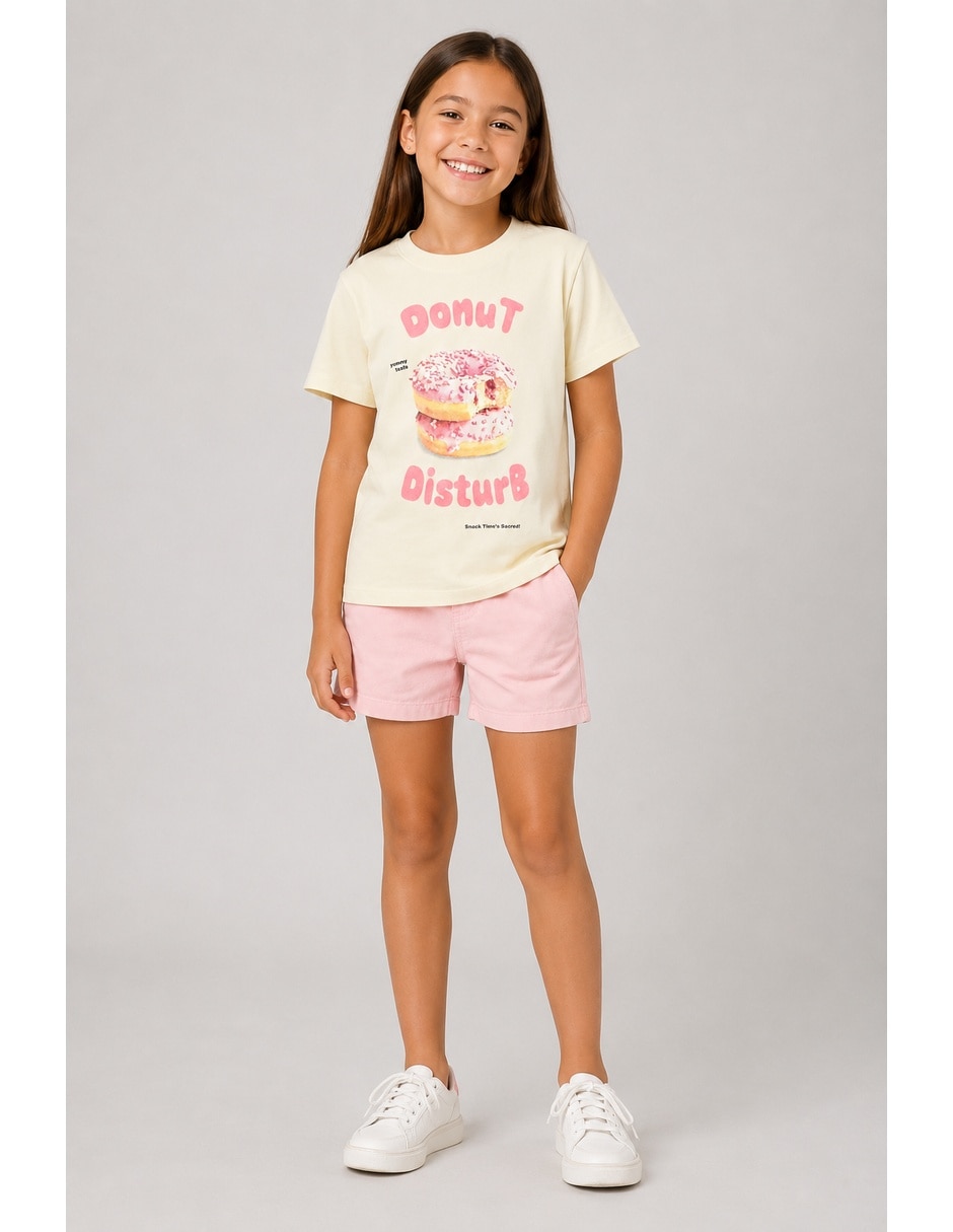Playera manga corta para niña 4