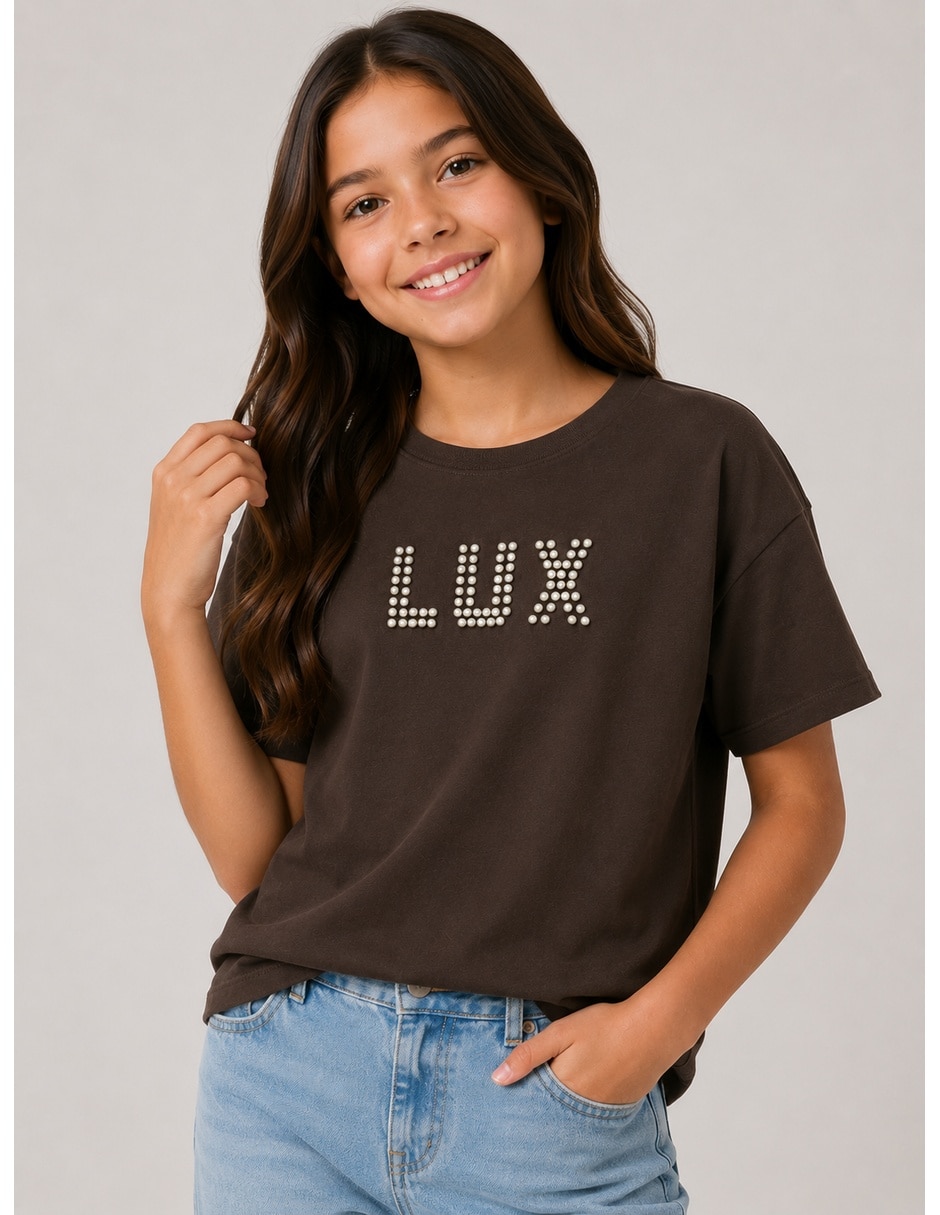 Playera manga corta para niña 3