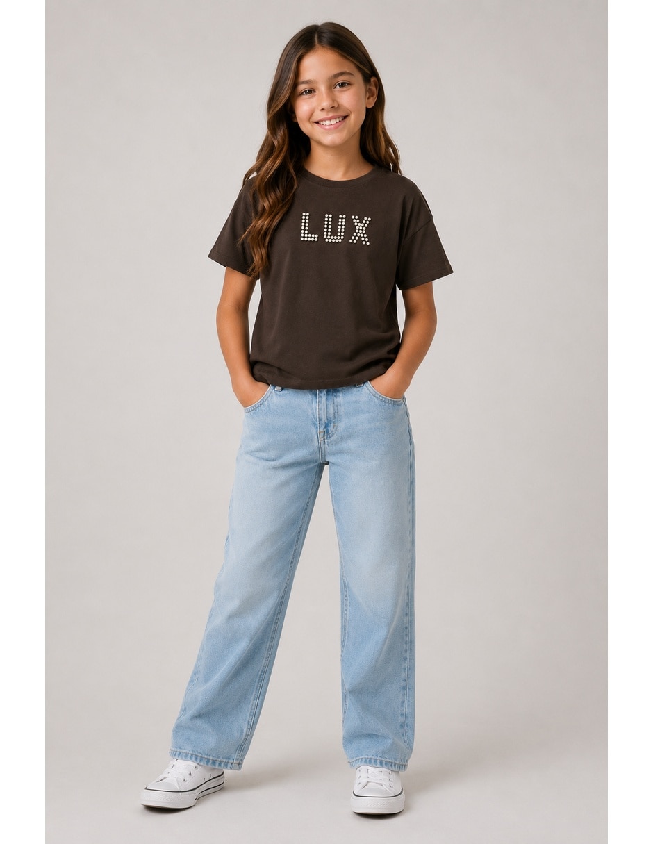 Playera manga corta para niña 4