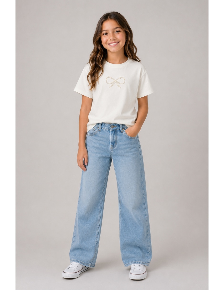 Playera manga corta para niña 2