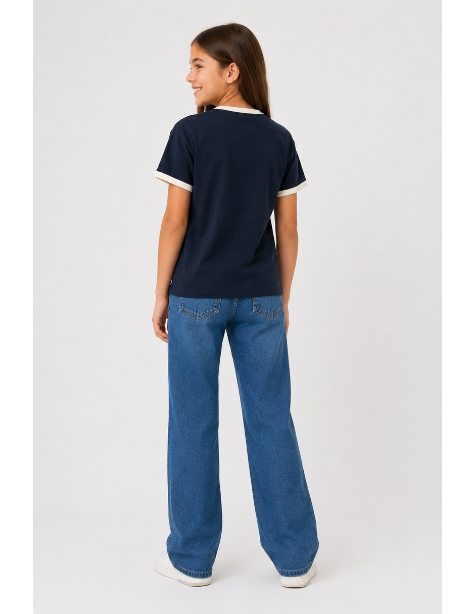 Playera manga corta para niña 2