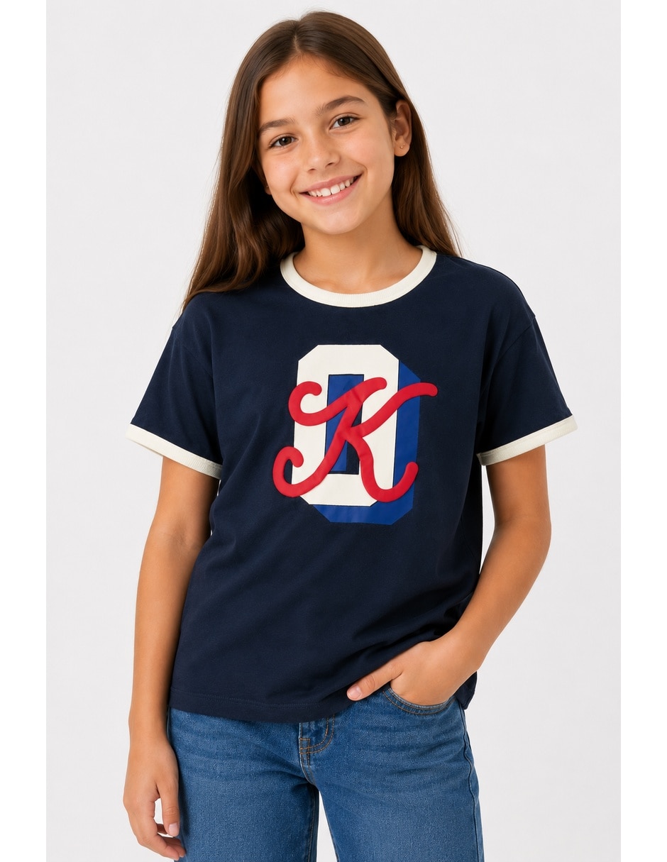 Playera manga corta para niña 3