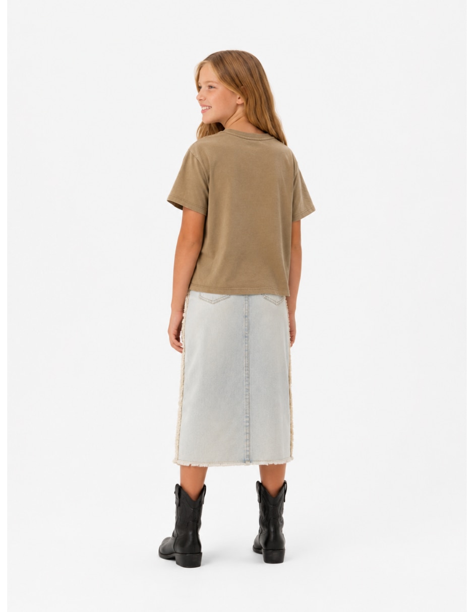 Playera manga corta para niña 2