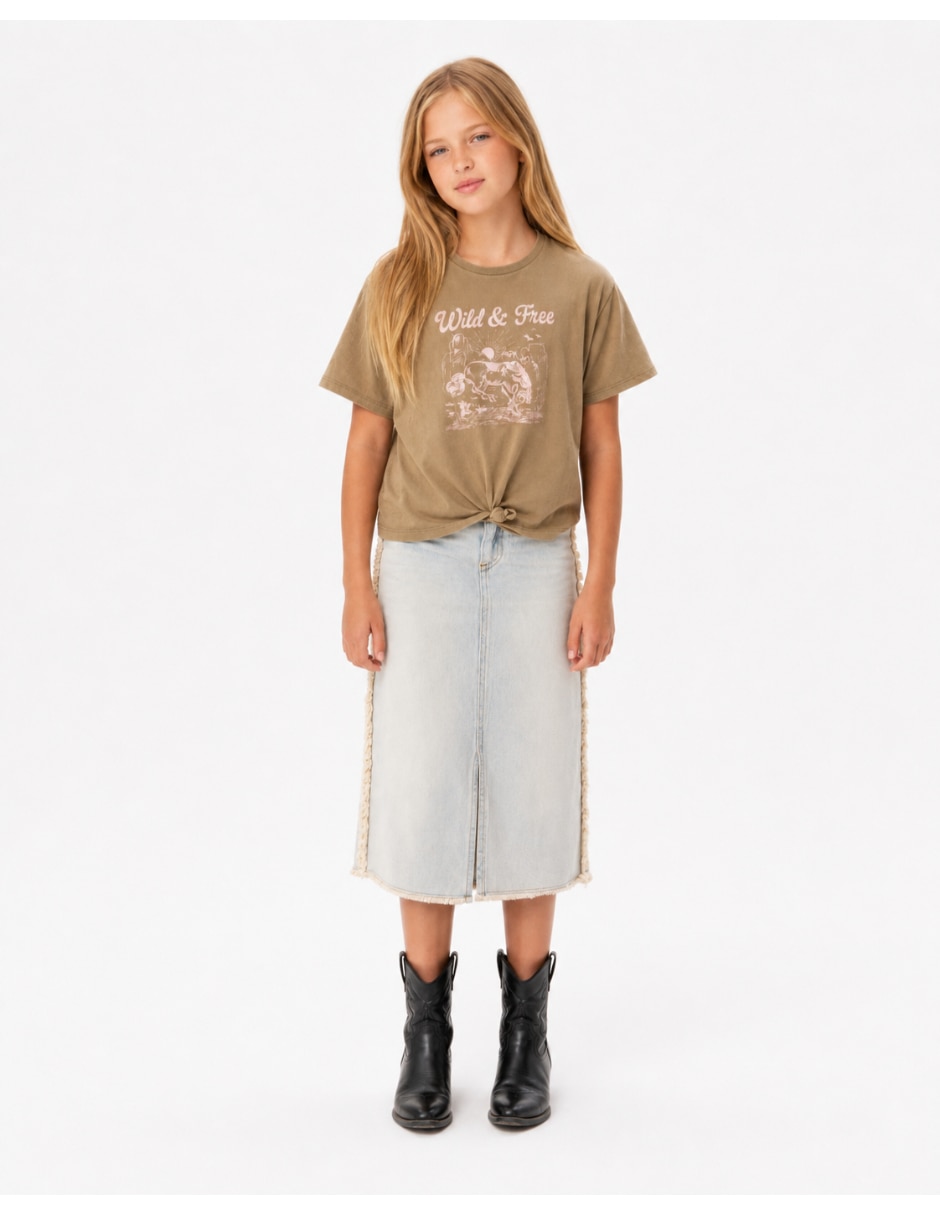 Playera manga corta para niña 3